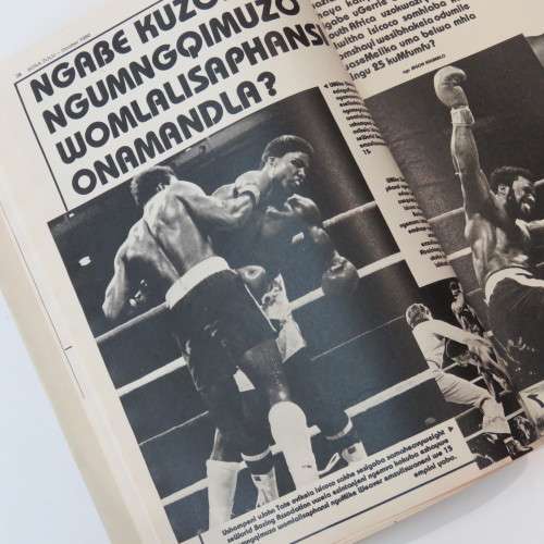 Bona October 1980 - Boxing - Gerrie Coetzee VS Mike Weaver