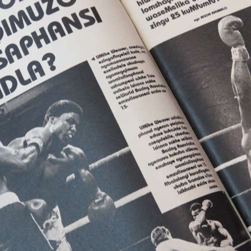 Bona October 1980 - Boxing - Gerrie Coetzee VS Mike Weaver