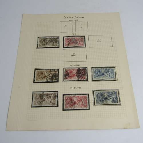 Great Britain used stamps