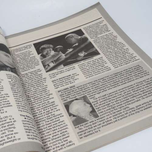 Boxing - KO Magazine - 4 Copies from the 1980`s - Posters of Spinks, Curry and LaPorte