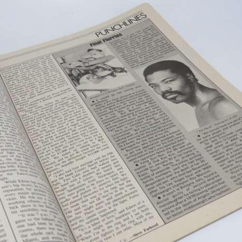 Boxing - KO Magazine - 4 Copies from the 1980`s - Posters of Spinks, Curry and LaPorte