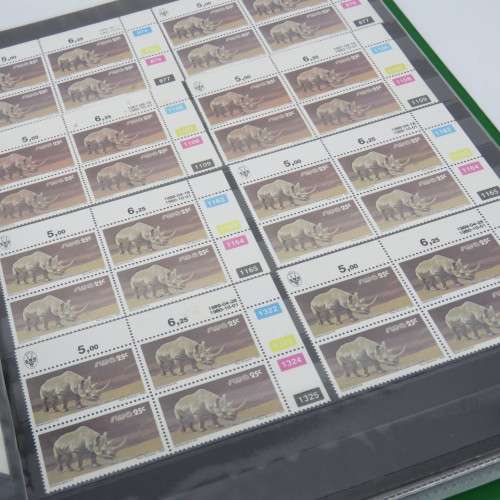 South West Africa 1980 and later definitive issue animals lot of about 200 control blocks