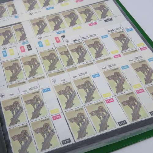 South West Africa 1980 and later definitive issue animals lot of about 200 control blocks