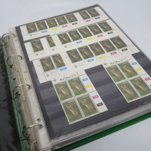 South West Africa 1980 and later definitive issue animals lot of about 200 control blocks