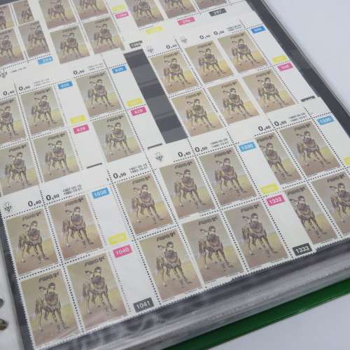 South West Africa 1980 and later definitive issue animals lot of about 200 control blocks