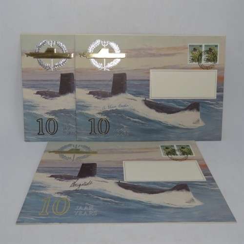 Lot of 3 First day covers - SA Submarines