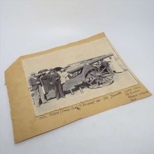 Boer War photo taken in Kimberley during the Siege of Cecil Haddon and Tom Downham