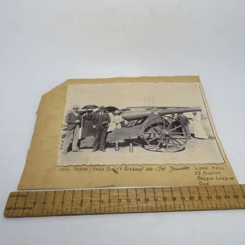 Boer War photo taken in Kimberley during the Siege of Cecil Haddon and Tom Downham