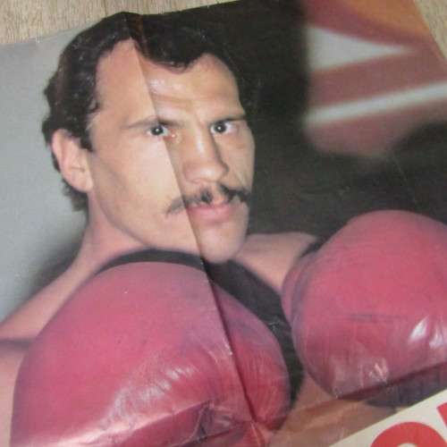 Rapport Boxing poster of Piet Crous - 24 March 1985 - 43 x 61cm