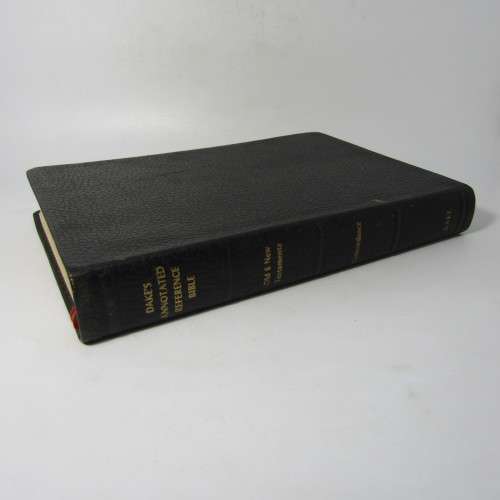 Dake`s Annotated Reference Bible - 1971 fifth printing with Pastors notes