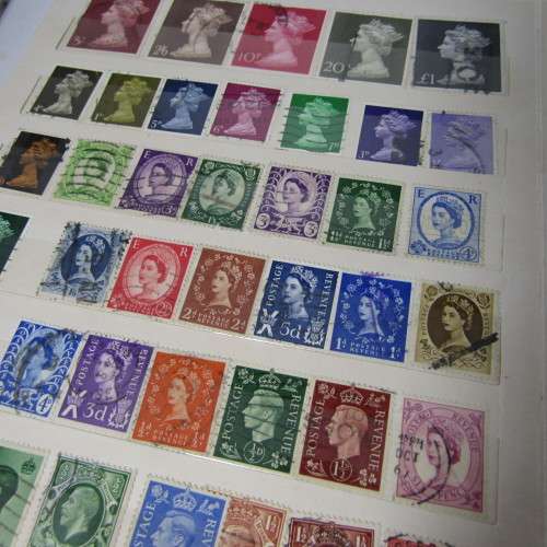 16 Page Stamp album with about 420 world stamps