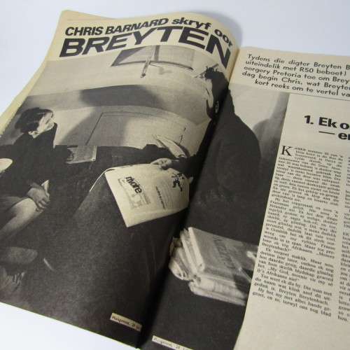 Huisgenoot 29 Julie 1977 Breyten Breytenbach Boereoorlog Jan de Villiers se ontsnapping uit Indie -