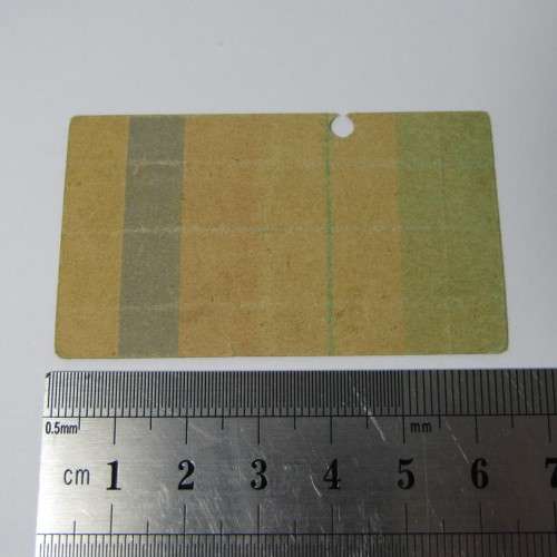 Johannesburg Municipal Tramways ticket