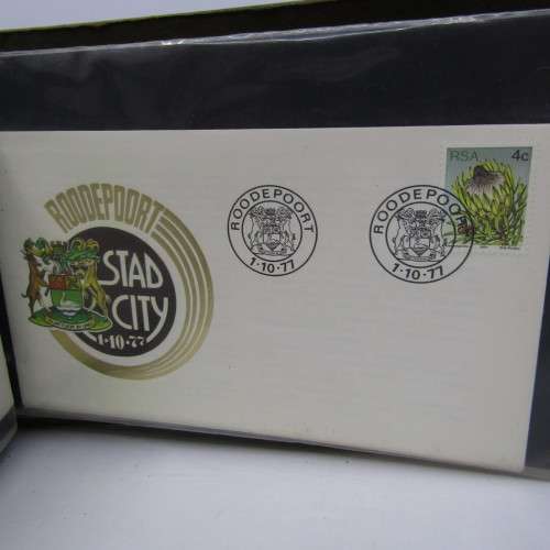 Album with over 40 old South Africa First Day Cover Covers