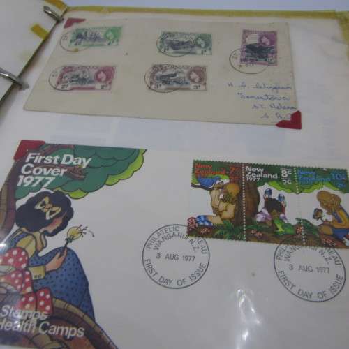 Album with lot of 42 New Zealand and other First Day Covers