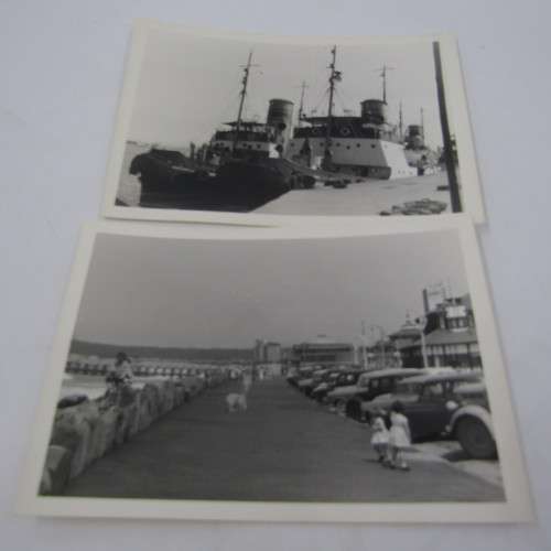 Lot of 10 photos taken in 1959 at the Durban Harbor - with negatives