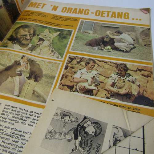 Patrys magazine - Julie 1982 - Rugby in Suid-Africa - no center poster - punch holes