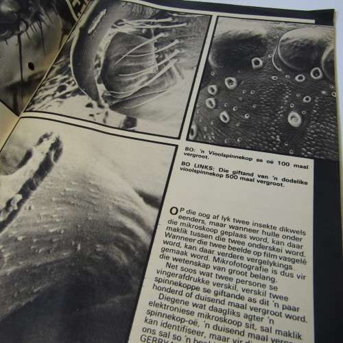 Patrys magazine - Julie 1982 - Rugby in Suid-Africa - no center poster - punch holes