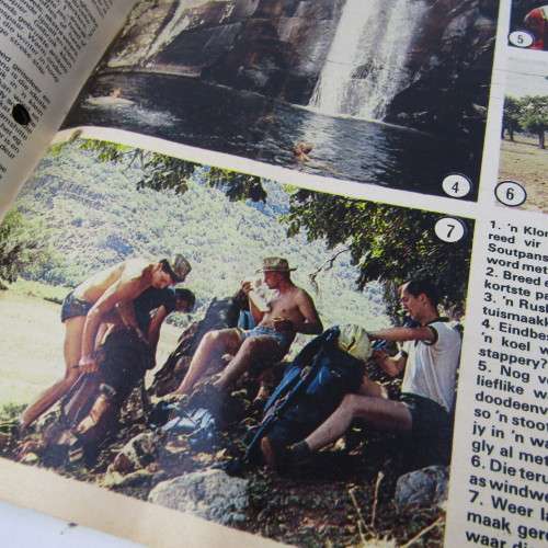 Patrys magazine - Julie 1982 - Rugby in Suid-Africa - no center poster - punch holes