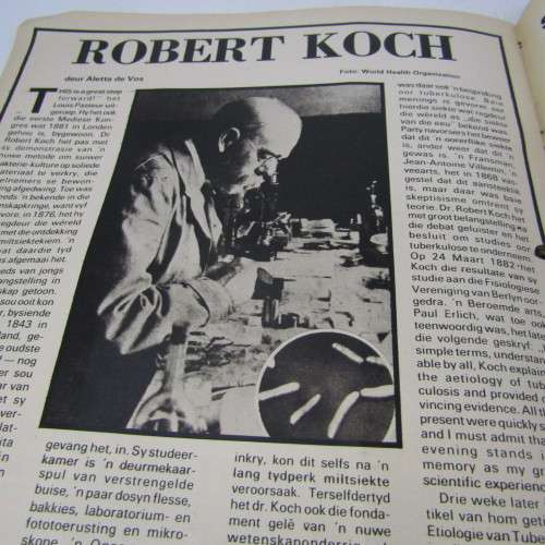 Patrys magazine - Julie 1982 - Rugby in Suid-Africa - no center poster - punch holes