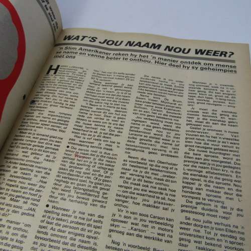 Patrys magazine - Februarie 1983 - Stanley article, Johan Fourie, die Mylkoning - David Hasselhof