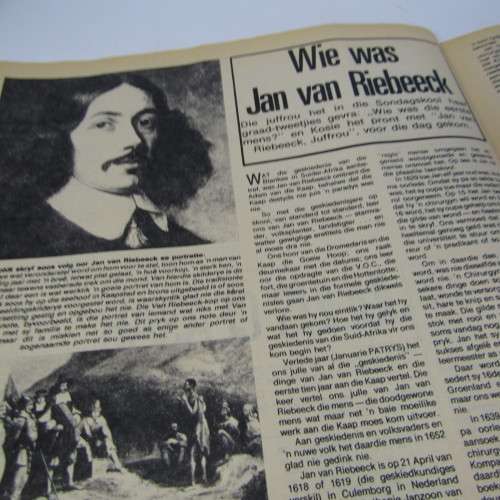 Patrys magazine - Mei 1977 - Wie was jan van Riebeeck - no poster - punch holes