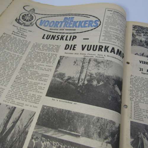 Patrys magazine - Julie 1970 - Hoerskool uitgawe - cover loose - articles removed  - punch holes