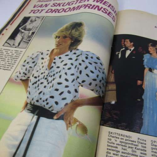 Patrys magazine - Mei 1984 - Princes Diana poster - punch holes