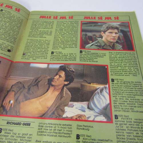 Patrys magazine - April 1984 - Pierre de Charmoy poster - punch holes