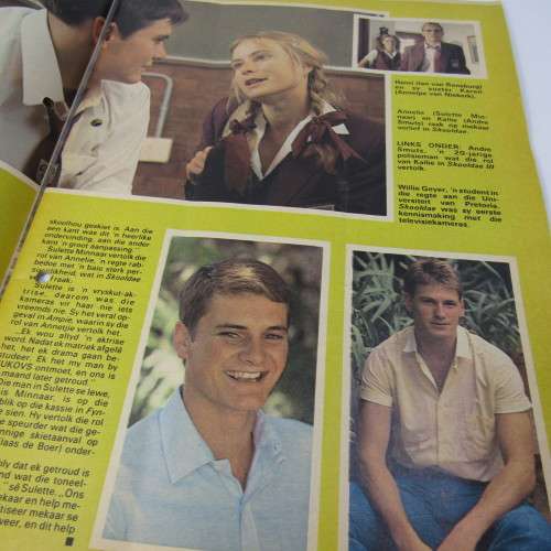 Patrys magazine - April 1984 - Pierre de Charmoy poster - punch holes