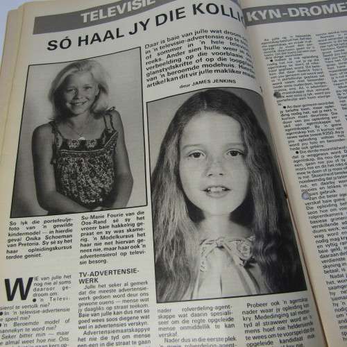 Patrys magazine - April 1984 - Pierre de Charmoy poster - punch holes