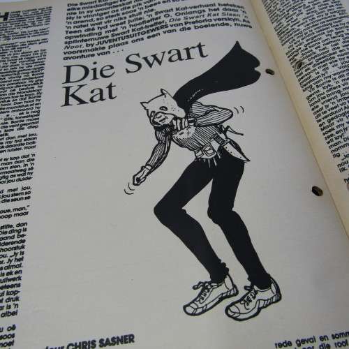 Patrys magazine - Januarie 1984 - Olivia Newton and John Travolta poster - punch holes