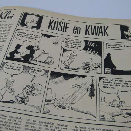 Die Huisgenoot magazine - 24 Februarie 1967 - Boer War POW trench rt article