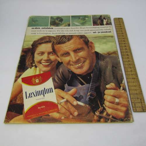 Die Huisgenoot magazine - 24 Februarie 1967 - Boer War POW trench rt article