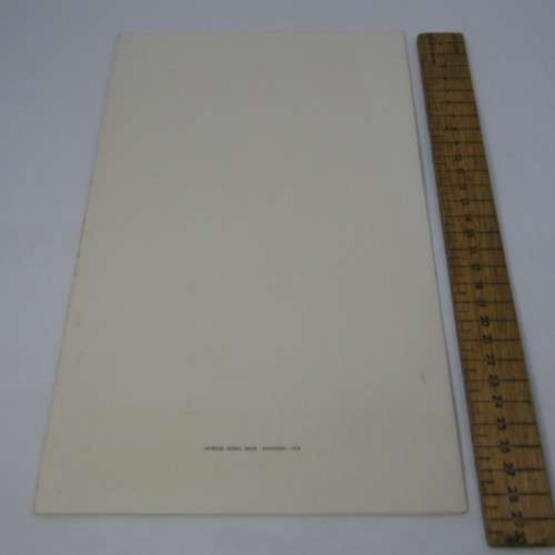 Original Memorial service booklet for Windhoek Air Disaster 20 April 1968 of SA Airways flight 228