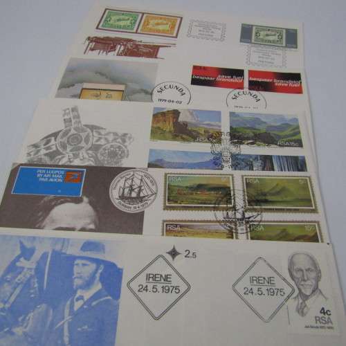 Lot of 20 South Africa First Day Covers - unaddressed