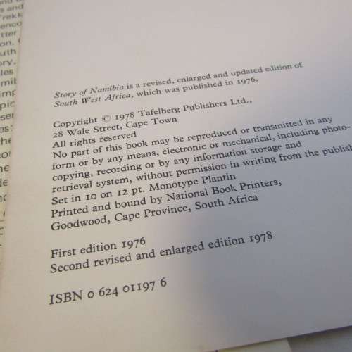 Story of Namibia by Olga Levinson