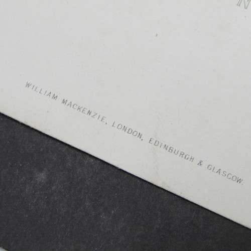 Engraving by W Holl from a photograph of Napoleon 3 and printing done by William Mackenzie