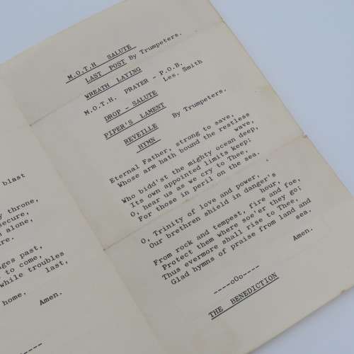 1968 Moth Sunset call for departure on RMS Windsor Castle