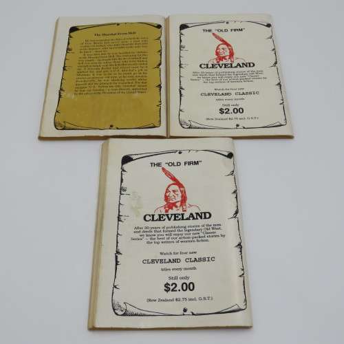 Lot of 3 vintage Western Cowboy books