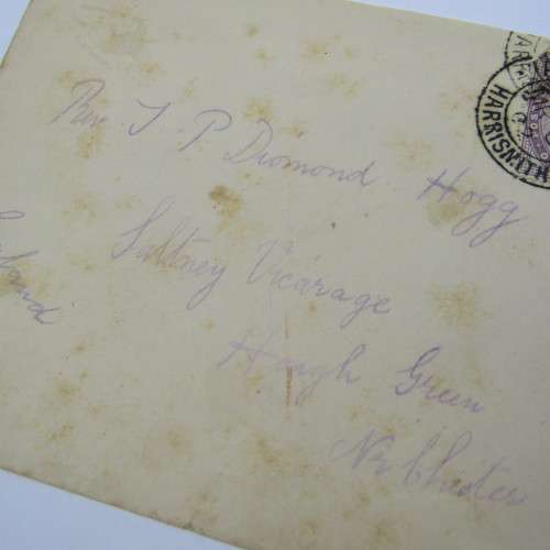 Postal cover from Army Post office Harrismith South Africa to England 06 March 1902