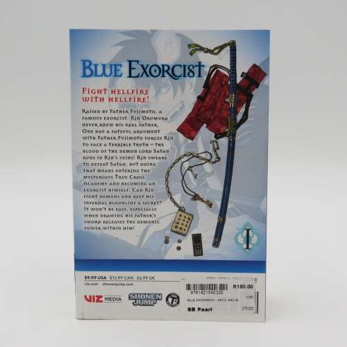 Blue Exorcist Kazve Kato Volume 1 Manga edition graphic novel