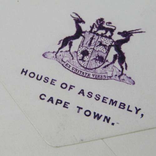 Airmail cover from Cape Town to Bizana Pondoland with Union Airways 4 January 1933