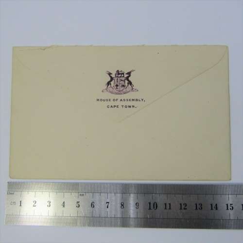 Airmail cover from Cape Town to Bizana Pondoland with Union Airways 4 January 1933