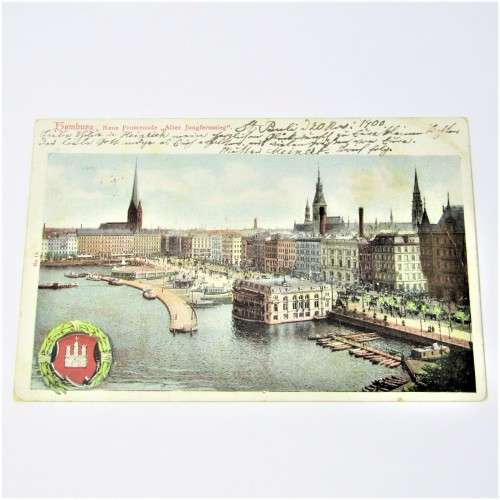 Hamburg to Karibib, German South West Africa with a German stamp, a Hamburg 20 Nov 1900