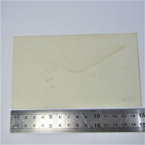 Antarctic Territory cover with  2 x 12 p overstamp and 2p stamp, used Adelaide Island to England