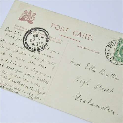 London + North Western railway company postcard with Port Alfred cancellation