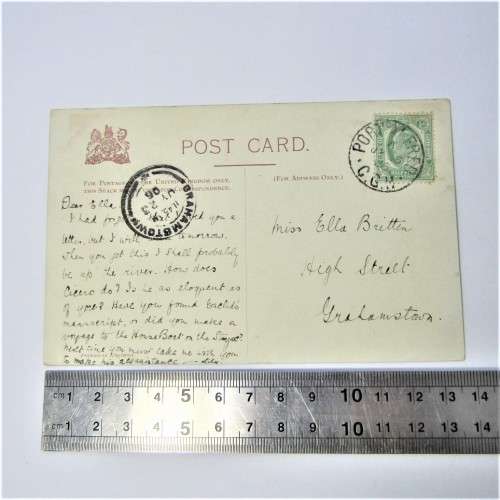 London + North Western railway company postcard with Port Alfred cancellation