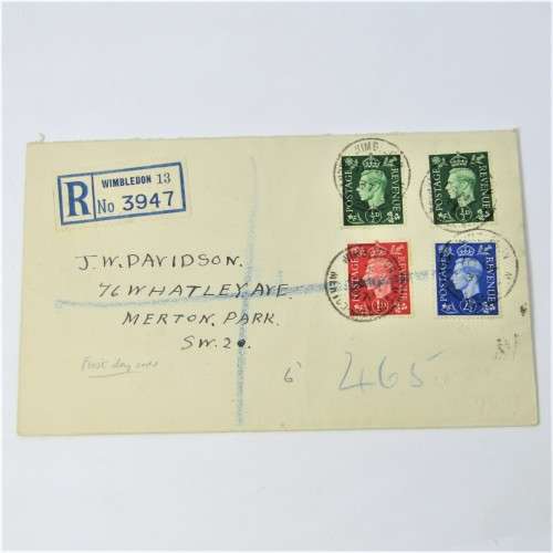 Lot of three Used postal envelopes from England