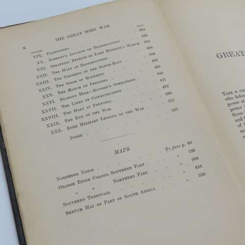 The Great Boer War by A.Conan Doyle with maps - 1900 edition